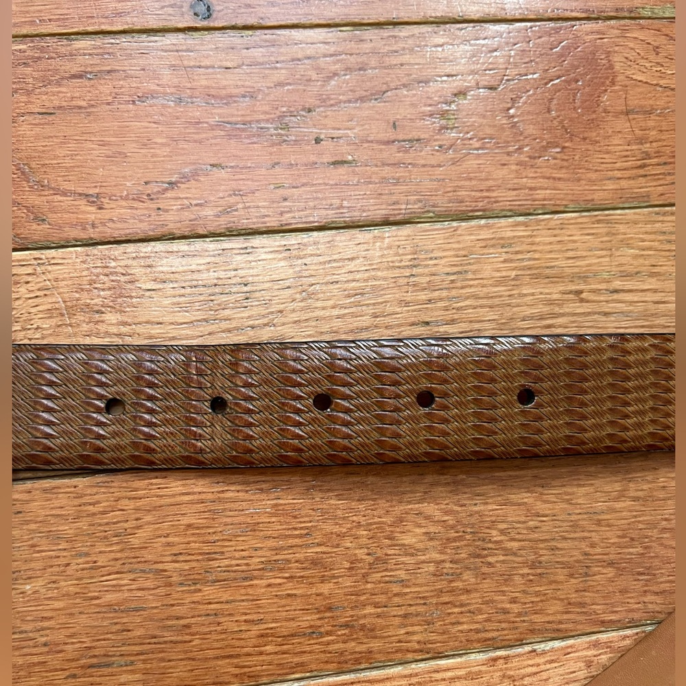Trafalgar Mens Brown 38/95 Eastham Italian Calfskin Leather Belt‎ - Picture 7 of 8